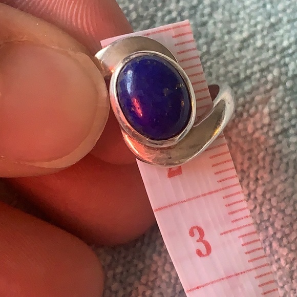 Lapis lazuli Silver Ring - Picture 3 of 7